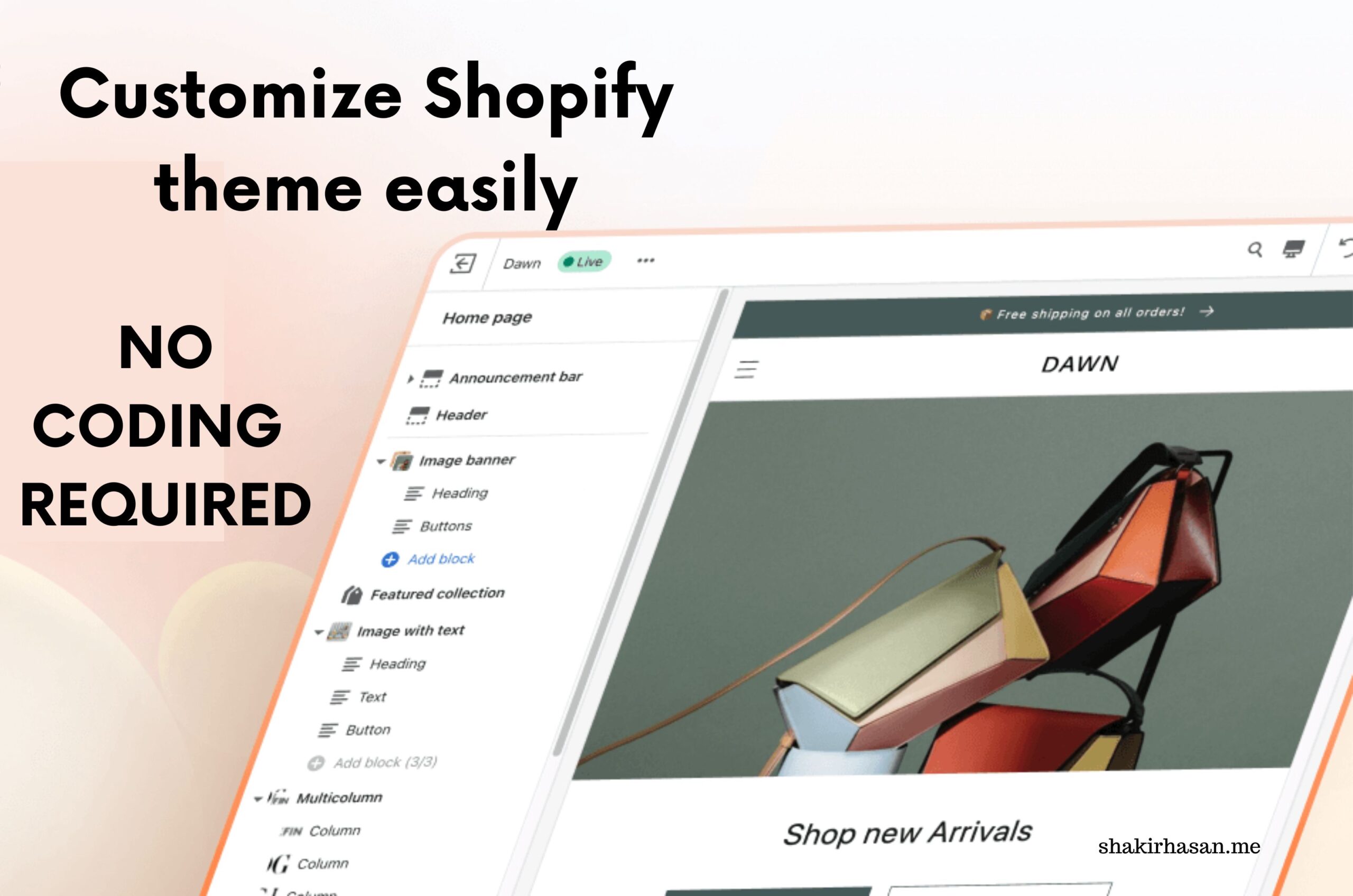 How To Customize Your Shopify Theme: Easy No-Code Guide